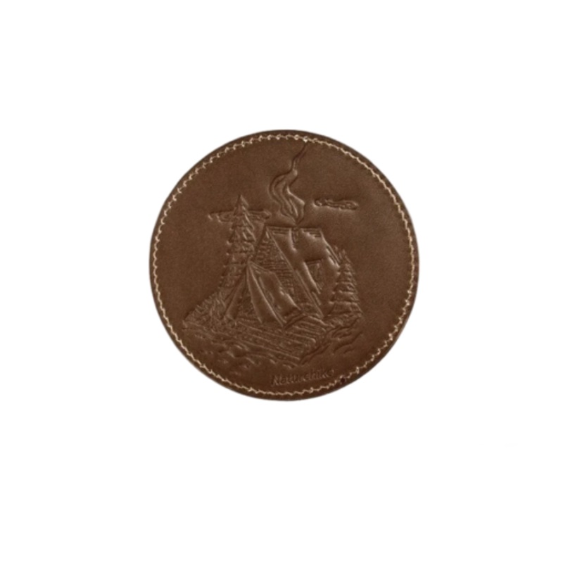 Naturehike – Cow Leather Pattern Coaster Pattern A – Brown