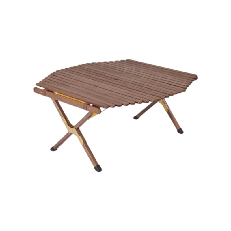 Naturehike outdoor folding egg roll table (Large) – Walnut Color