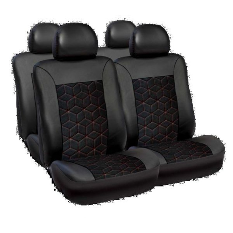 GTS Seat Covers 003 Black/Red