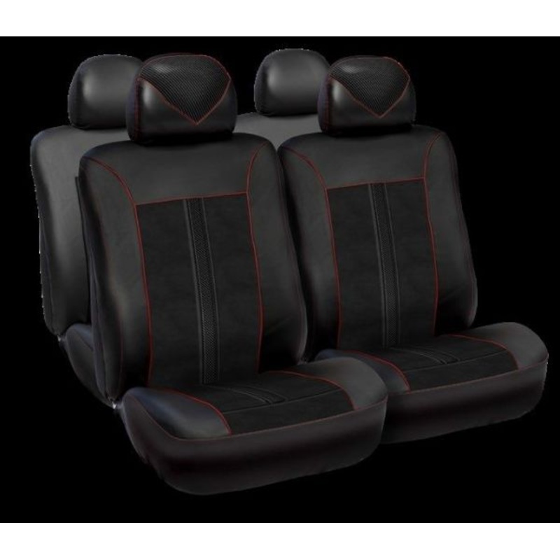 GTS Seat Covers 043 Black/Red