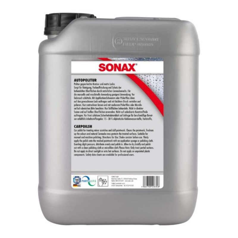 Sonax Car Polish 5Ltr – Imported From Germany