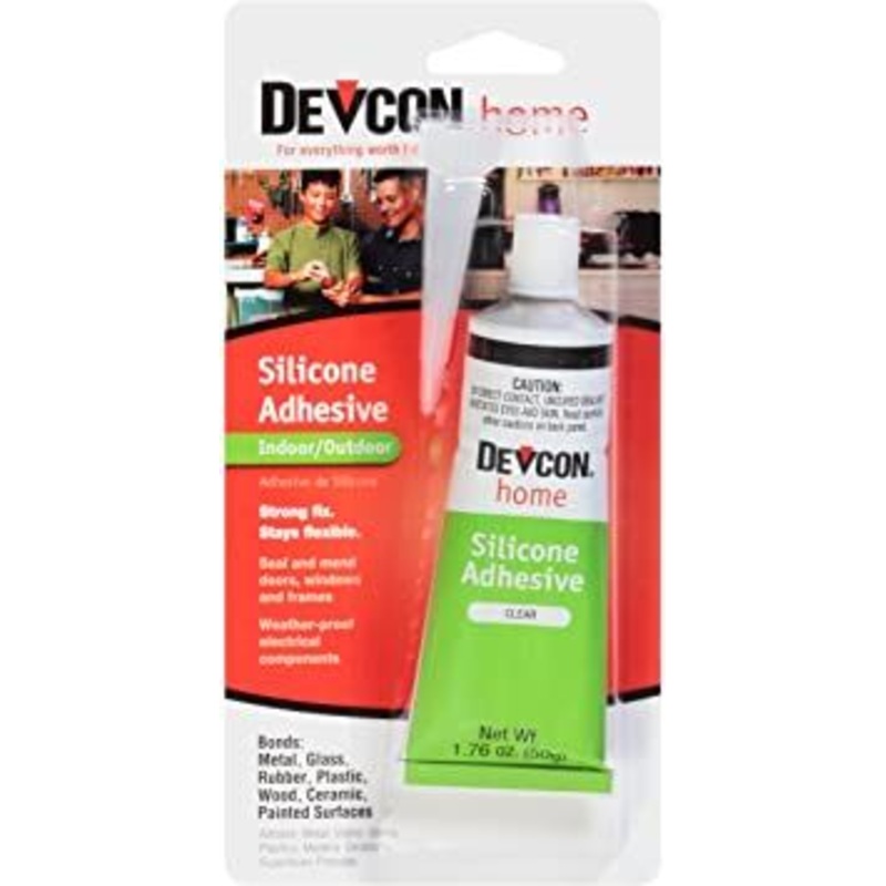 Devcon Premium Silicon Adhesive, 1.76Oz/50G Tubes Carded