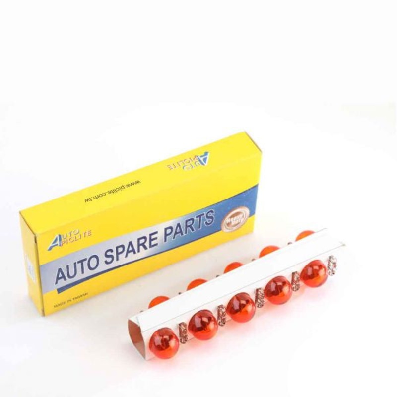 Auto Piclite Bulb T20 12V 21W Single Coil Amber