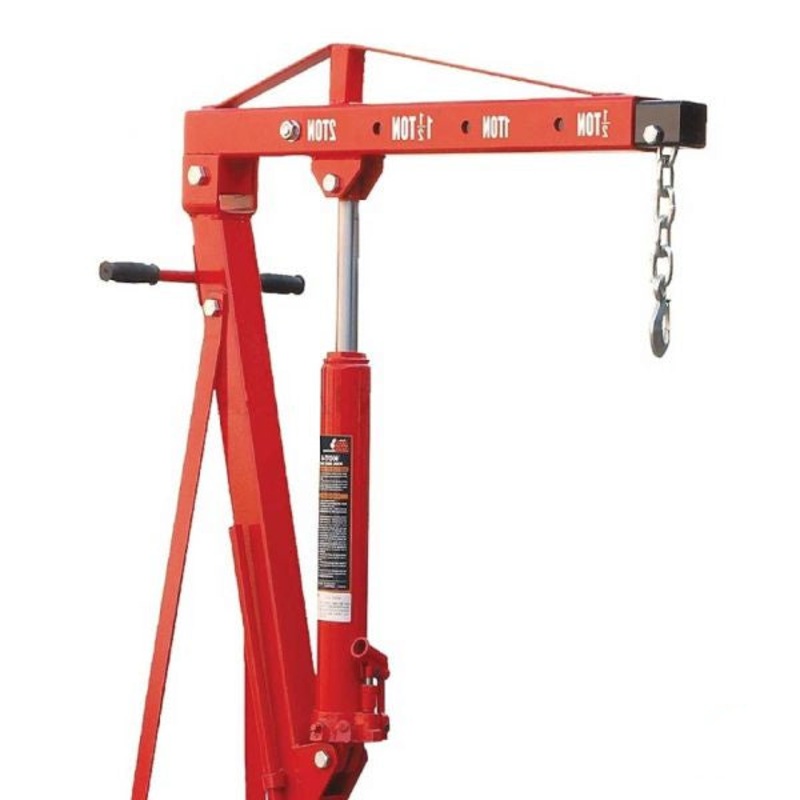 BigRed Garage Jack Engine Crane Hoist 2 Ton Red