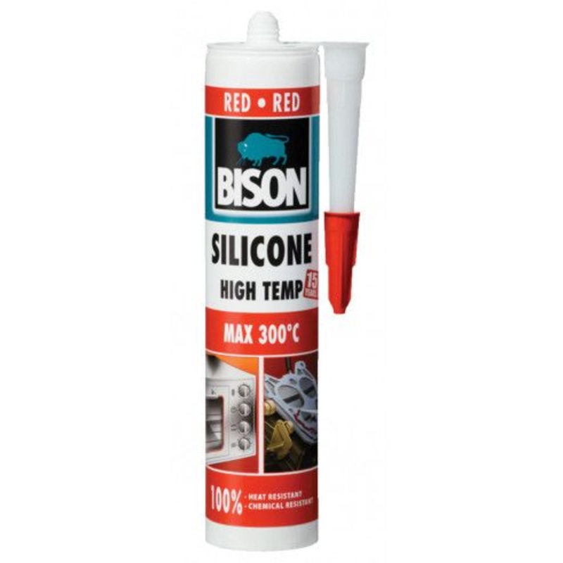 Bison High Temp: Red Silicon 280ml