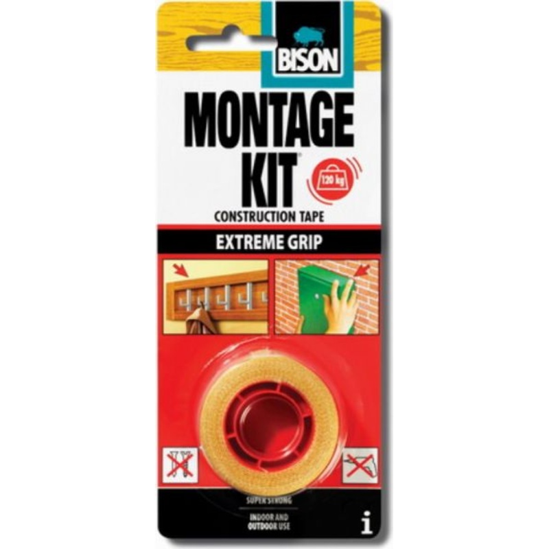 Bison Montagekit Tape 1.5Mx19mm 6305484