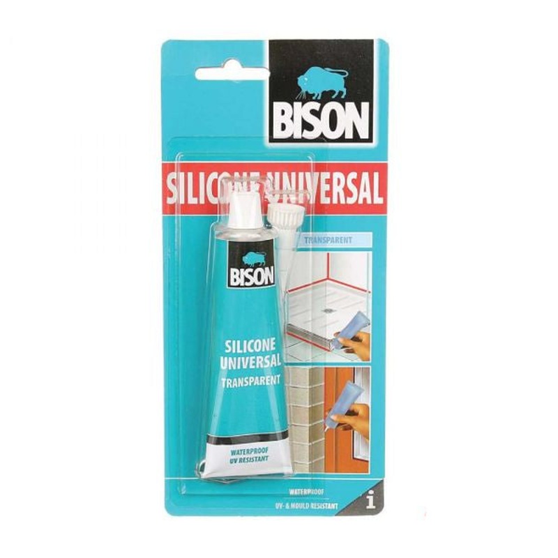Bison Silicone Universal Transparant Card 60ml