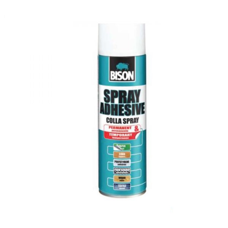 Bison Spray Adhesive 2 In 1 Aerosol 500ml