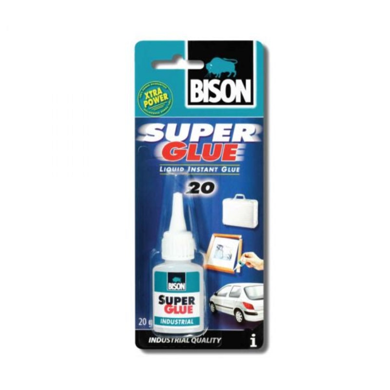 Bison Super Glue Industrial Blister 20G