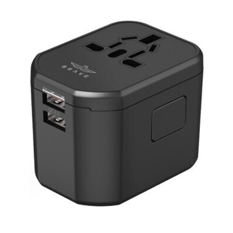 Brave Travel 3 Port + AC Travel Adapter BTC-33
