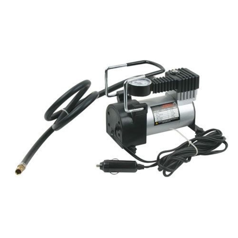Camel Mini Air Compressor 12V, 1 Cyl, 100PSI, 1M Hose(CY102-1)