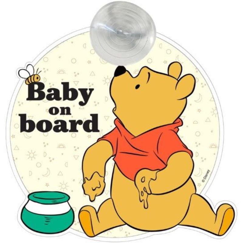Colzani S.P.A Baby On Board Winnie The Pooh
