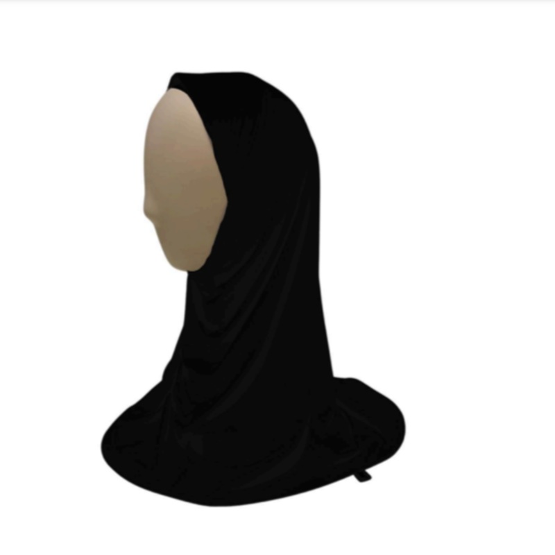 MySportHijab Active Wear Black