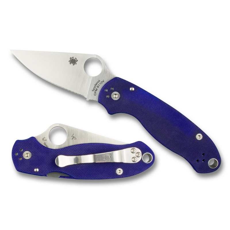 Spyderco – Para 3 G-10 Dark Blue Cpm S110v