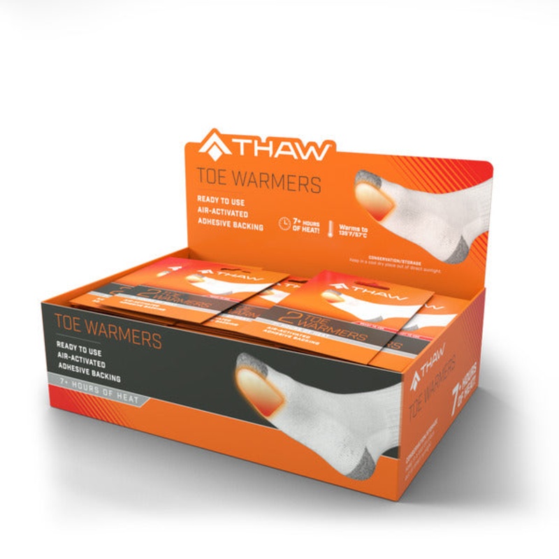 Thaw – 40 Pairs-Disposable Toe Warmers – FBH