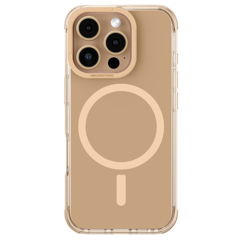 Amazingthing Omni Magsafe Drop Proof Case For Iphone 16 PRO 6.3  – Rose Gold