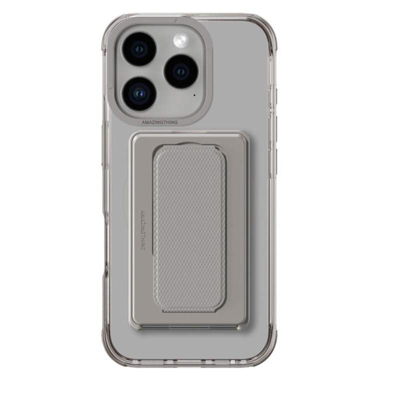 Amazingthing Omni Magsafe Drop Proof Case With Stand For Iphone 16 Pro 6.3 – Grey