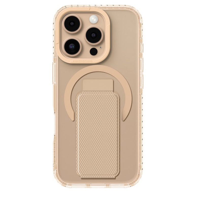 Amazingthing Titan Pro + Holder Magsafe Drop Proof Case For Iphone 16 Pro 6.3 – Rose Gold