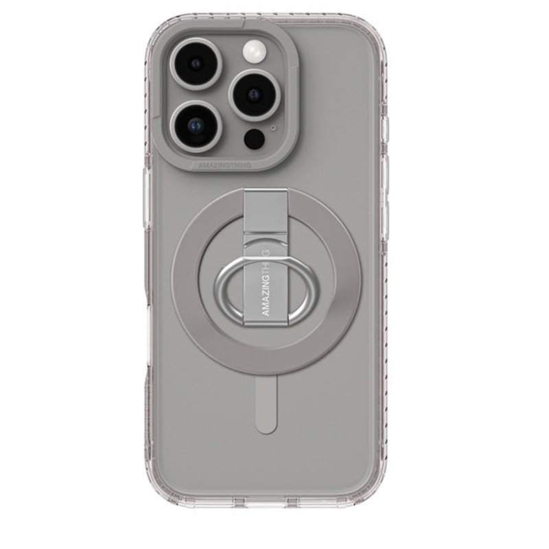 Amazingthing Titan Pro Mag Grip Drop Proof Case For Iphone 16 Pro 6.3 – Grey