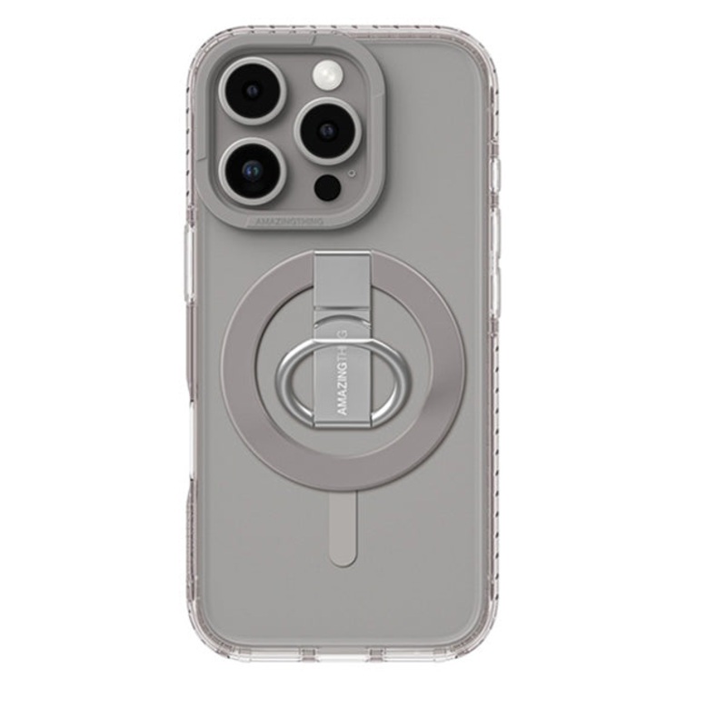 Amazingthing Titan Pro Mag Grip Drop Proof Case For Iphone 16 Pro Max 6.9 – Grey