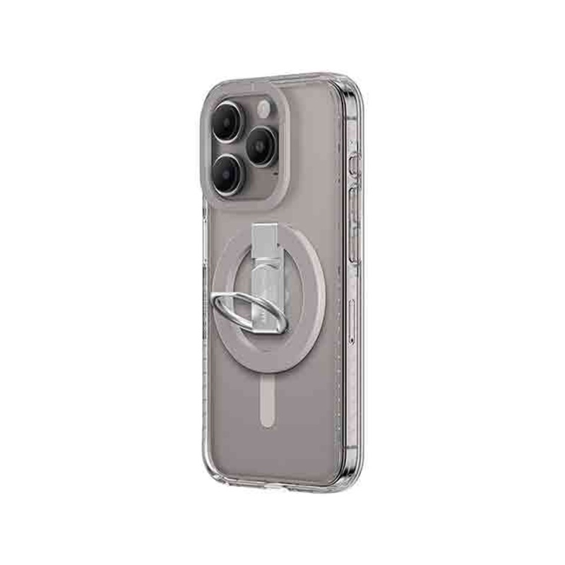 Amazingthing Titan Set (cover+grip) For iPhone 15 Pro max-grey
