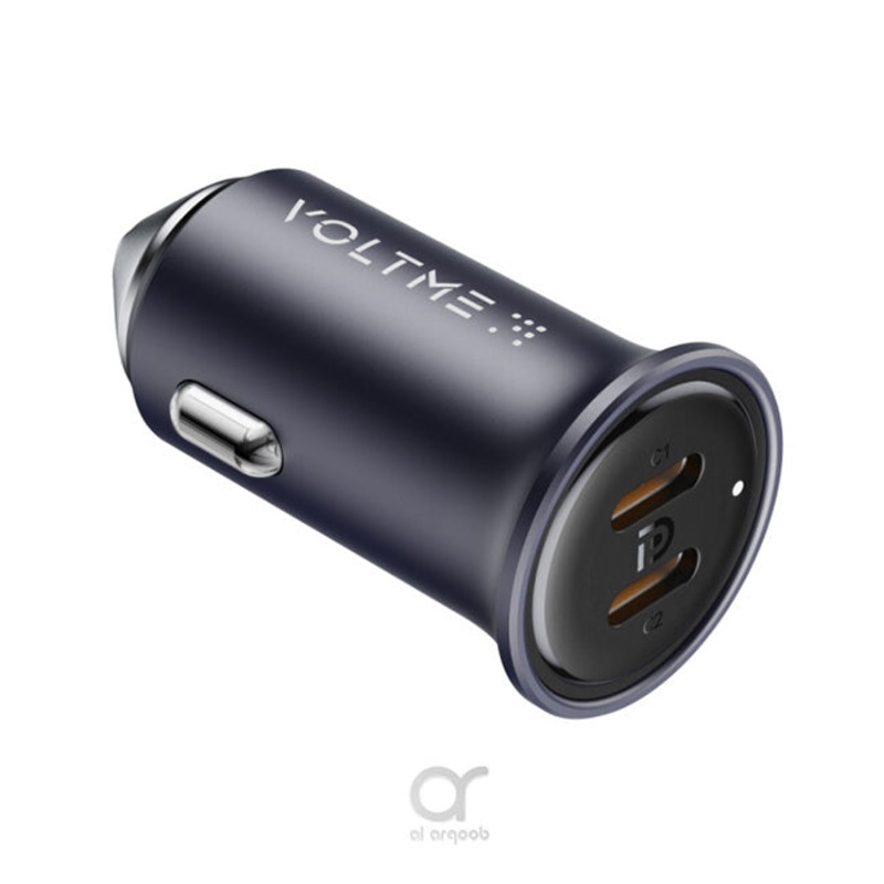 Voltme Cazo 30 CC Car Charger (30W) Metallic Blue