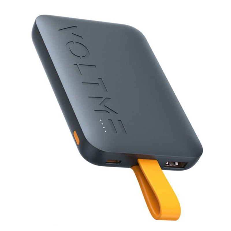 Voltme Hypercore 10K Sling Power Bank | 22.5W Output | Built-In USB-C Cable | UltraCompact 10,000mAh