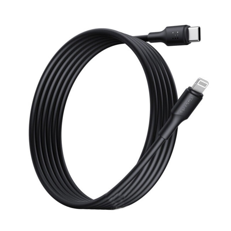 Voltme Powerlink EDC Series Cable Type C to Lightning 3.0M 3A 30W Black