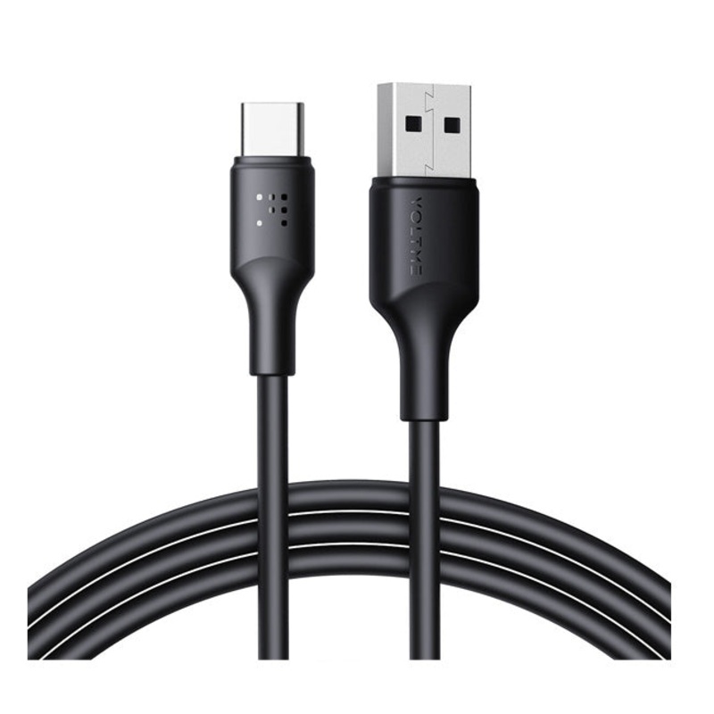 Voltme Powerlink EDC Series Cable USB A to Type C 1.2M 3A 60W Black