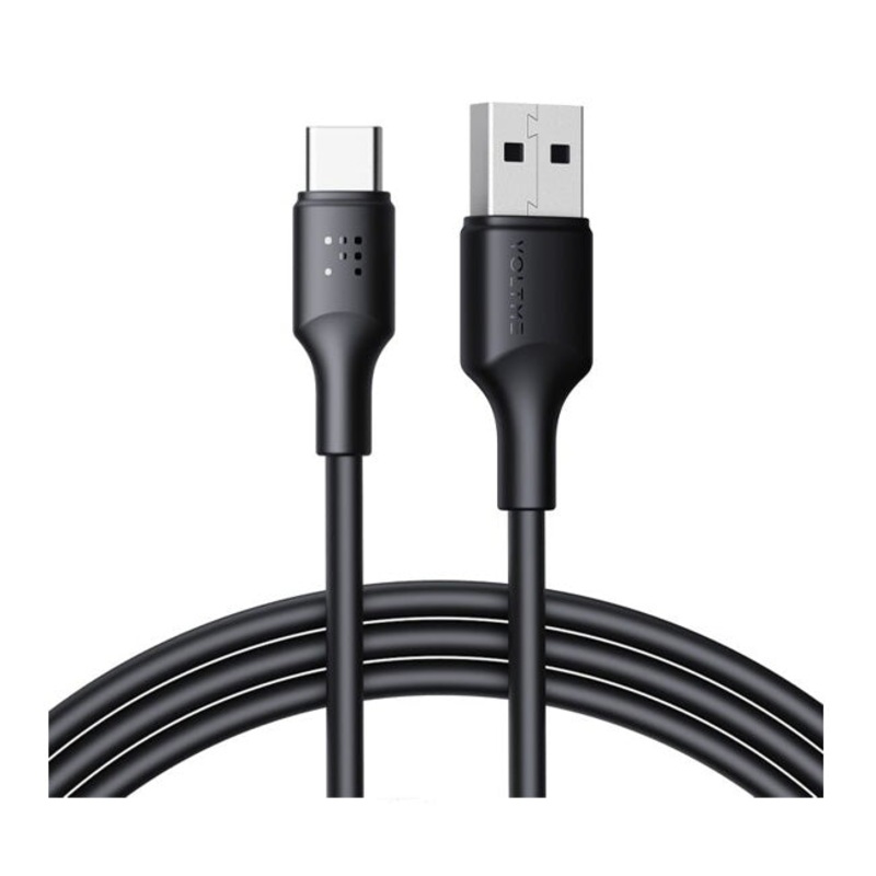 Voltme Powerlink EDC Series Cable USB A to Type C 2.0M 3A 60W Black