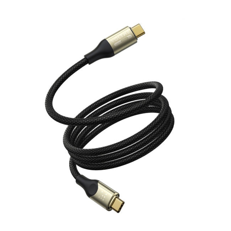 Voltme Powerlink Utron Series Cable 240W + 80Gbps High Speed Data Transfer + 8K/60Hz CTC 1.2M USB4.0 Black