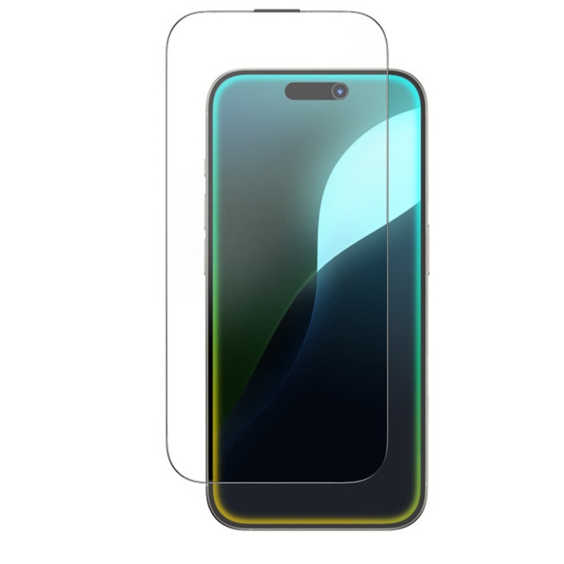 Amazingthing Iphone 16 Pro 6.3 2.75D Fully Covered Dust Filter Titan Matte Blue Light Glass – Clear (Copy)