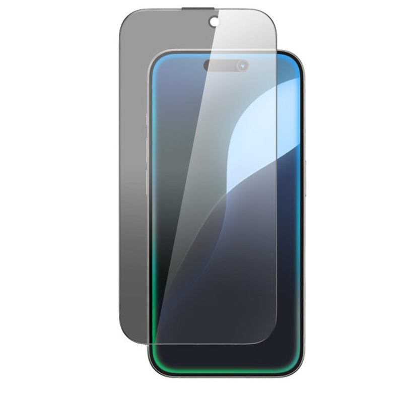 Amazingthing Iphone 16 Pro Max 6.9 2.75D Fully Covered Dust Filter Titan Glass – Clear