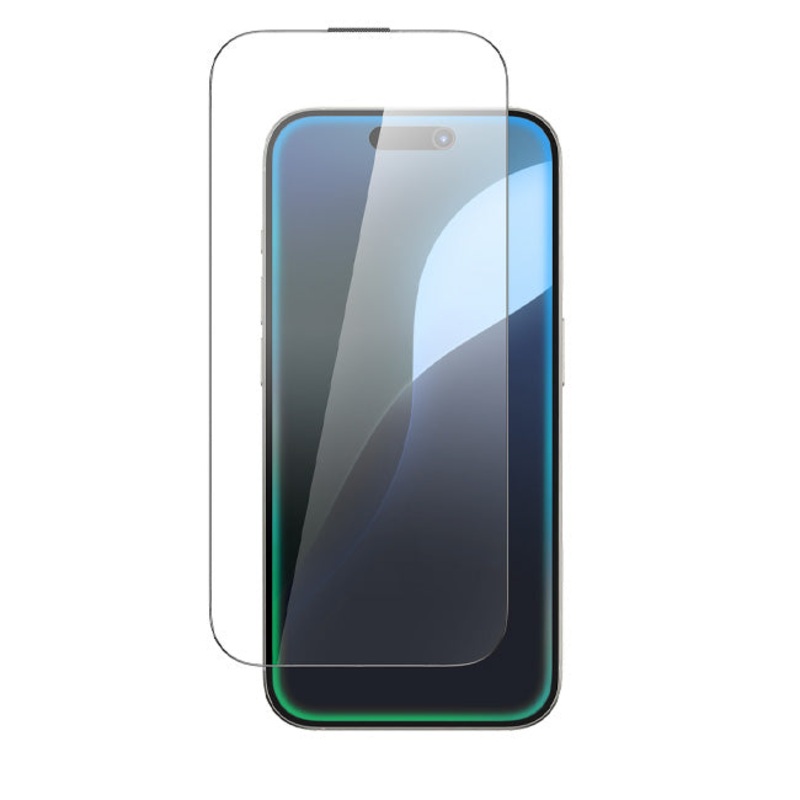 Amazingthing Iphone 16 PRO 6.3 2.75D Fully Covered Dust Filter Titan Glass – Clear