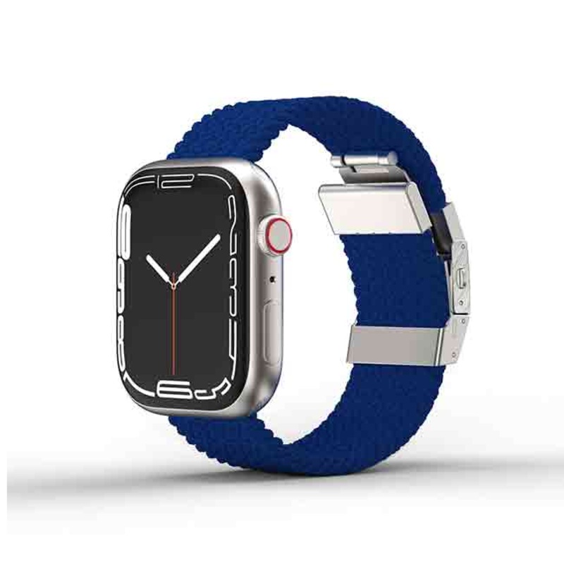 Amazingthing Titan Weave Band For Watch 45mm Blue