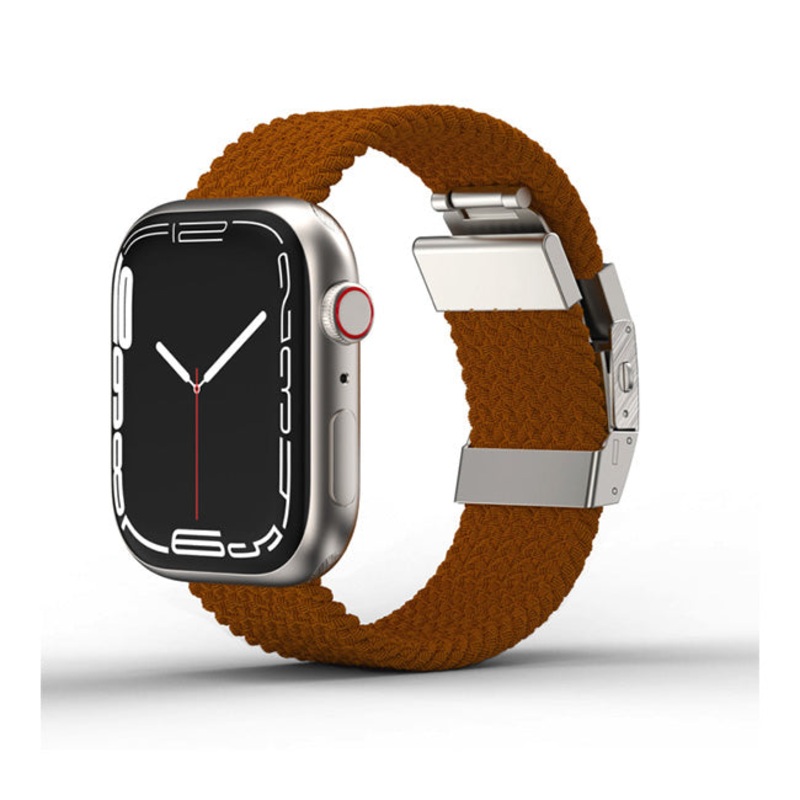 Amazingthing Titan Weave Band For Watch 45mm Brown
