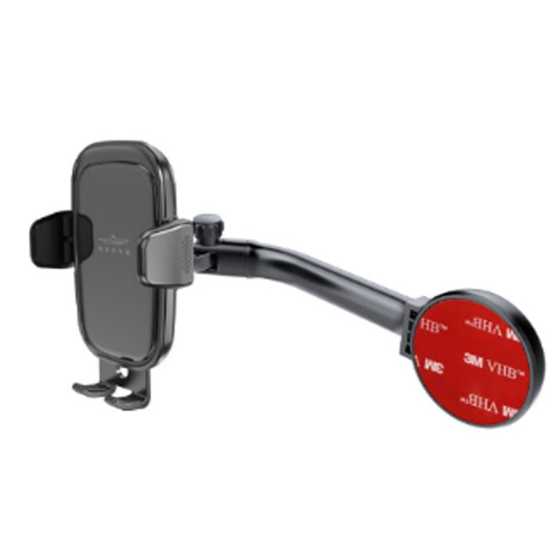 Brave Car Phone Holder One Button Release Foldable Free Mount