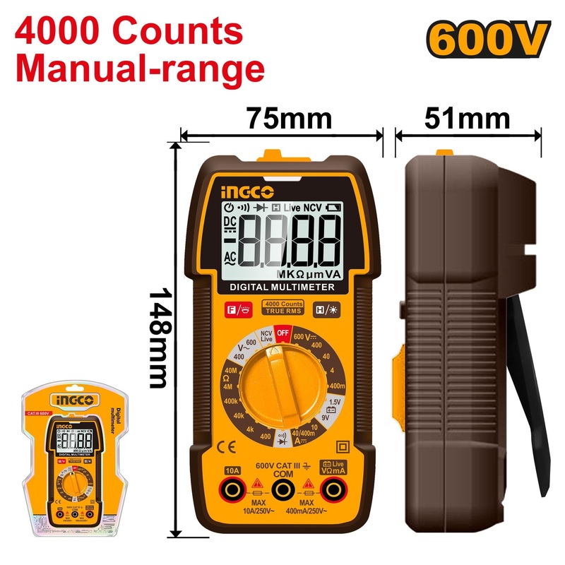 Ingco DM36002 Digital Multimeter