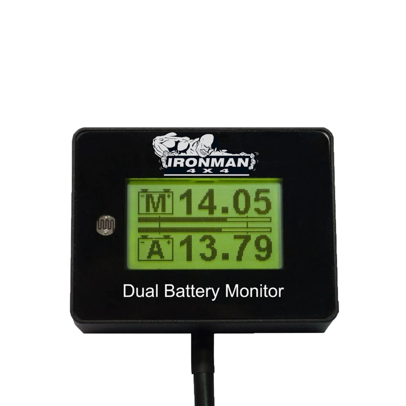 Ironman4X4 12V Dual Battery Monitor