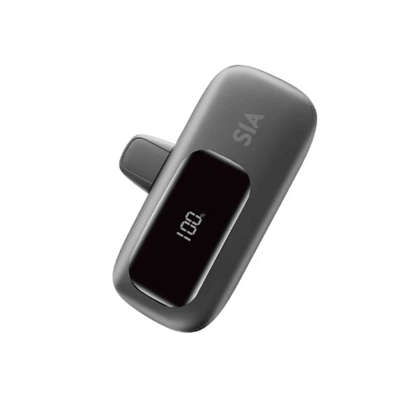 SIA Volt Link SIPBPLGC5-BLK Mini Power Bank Type-C Plug PD 20W 5000mAh – Black