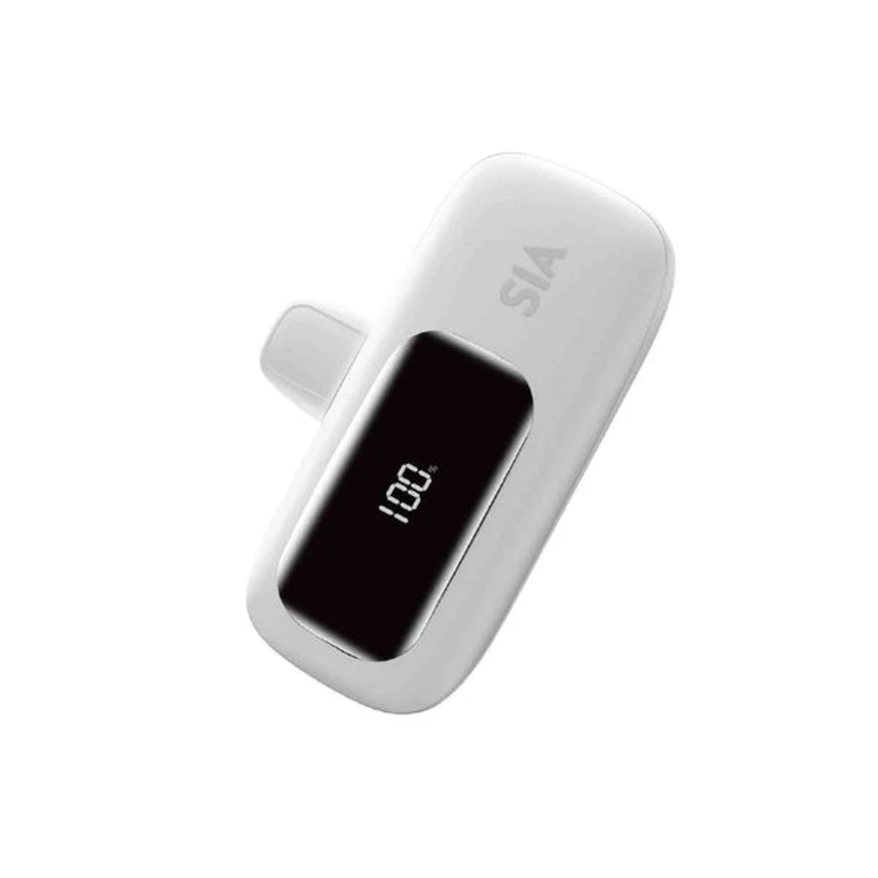SIA Volt Link SIPBPLGC5-WT Mini Power Bank Type-C Plug PD 20W 5000mAh – White