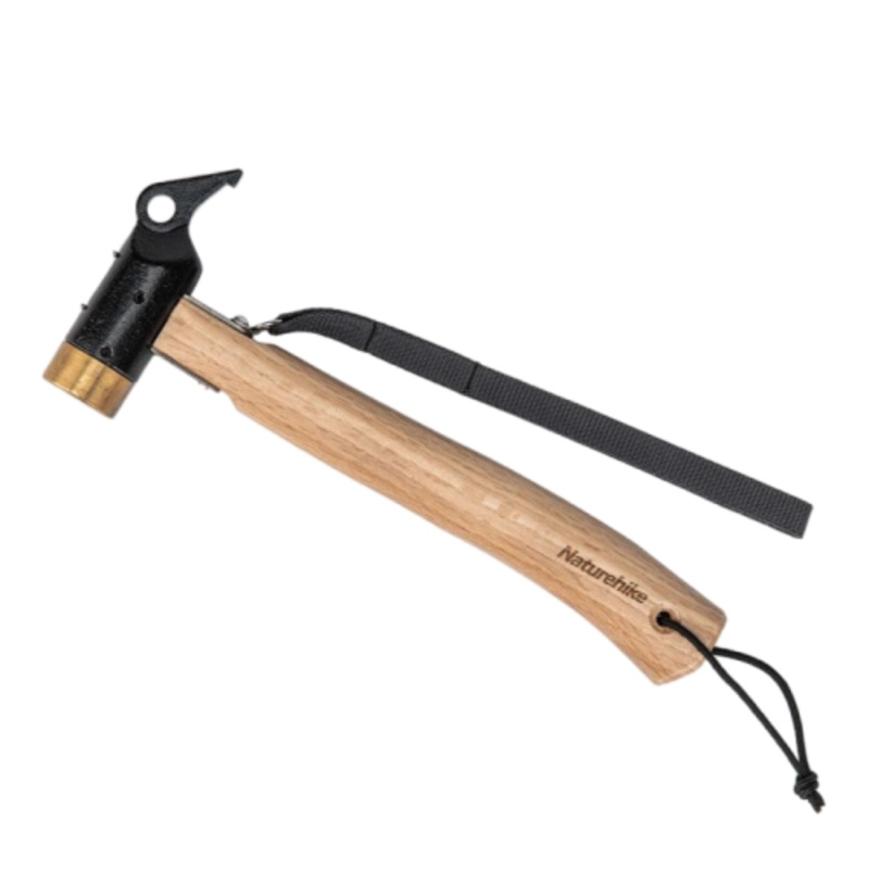 Naturehike – Camping Hammer With Solid Wood Handle – Wood
