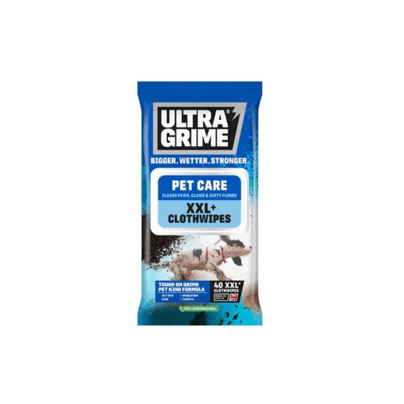 UltraGrime Life Pet Care Clothwipes 40pk (ExpressDelivery)