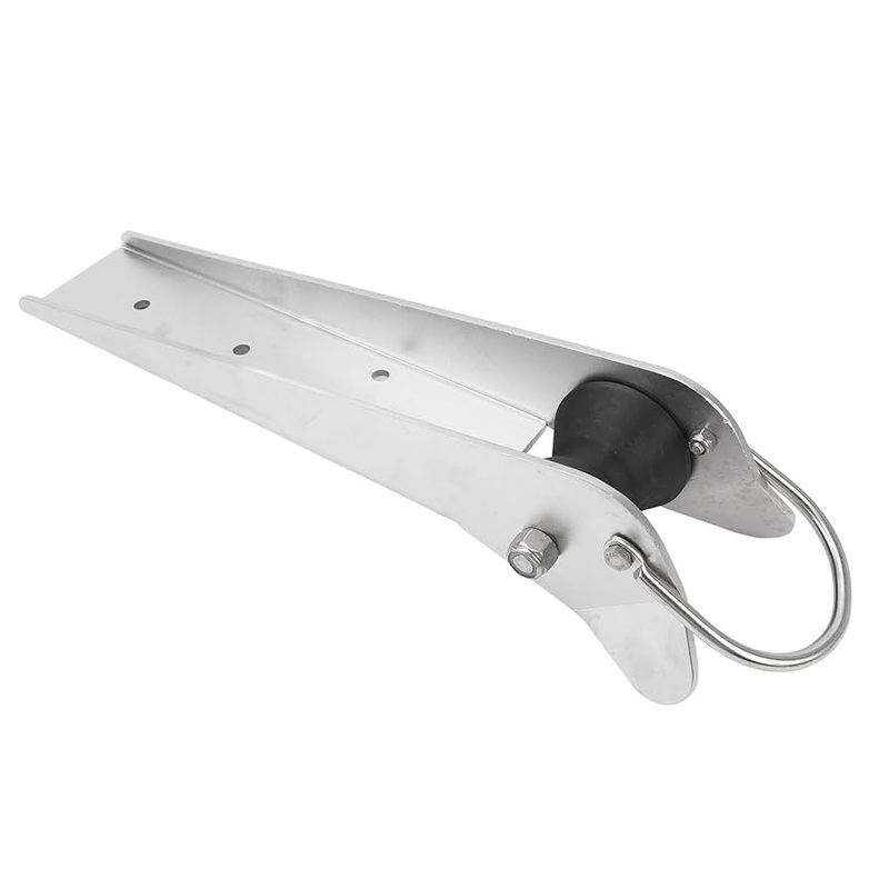 Bow Roller Electro Polished 316SS – 19L, 3-1/2W