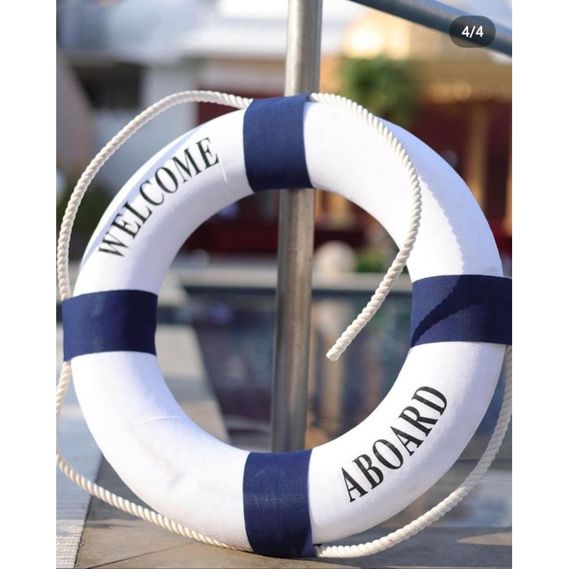 Life Ring 60X35CM Diameter Foam – White