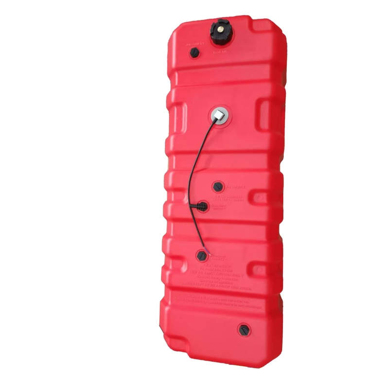 Marine Fuel Tank (404x1101x395mm) 140L Sandwaves – Red