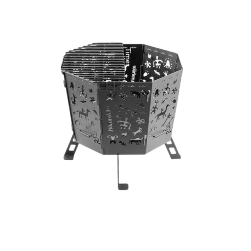 Naturehike Totem folding fire pit – Black