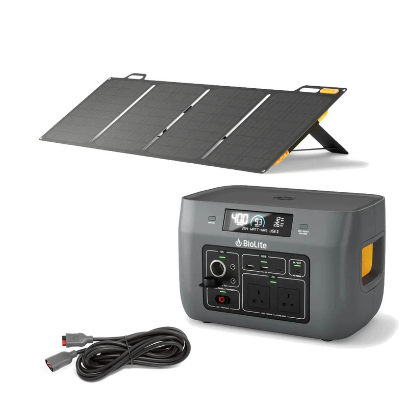 Base Charge 600 & Solar Panel 100 BUNDLE