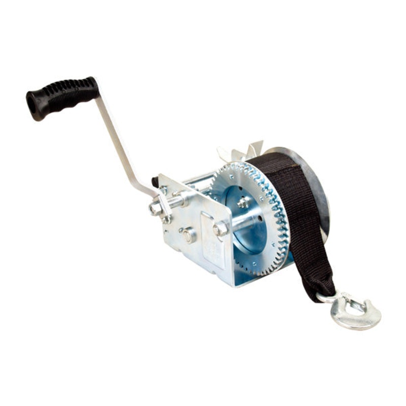 Gear Winch Trailer Heavy Duty -1000LB-Metal-Grey