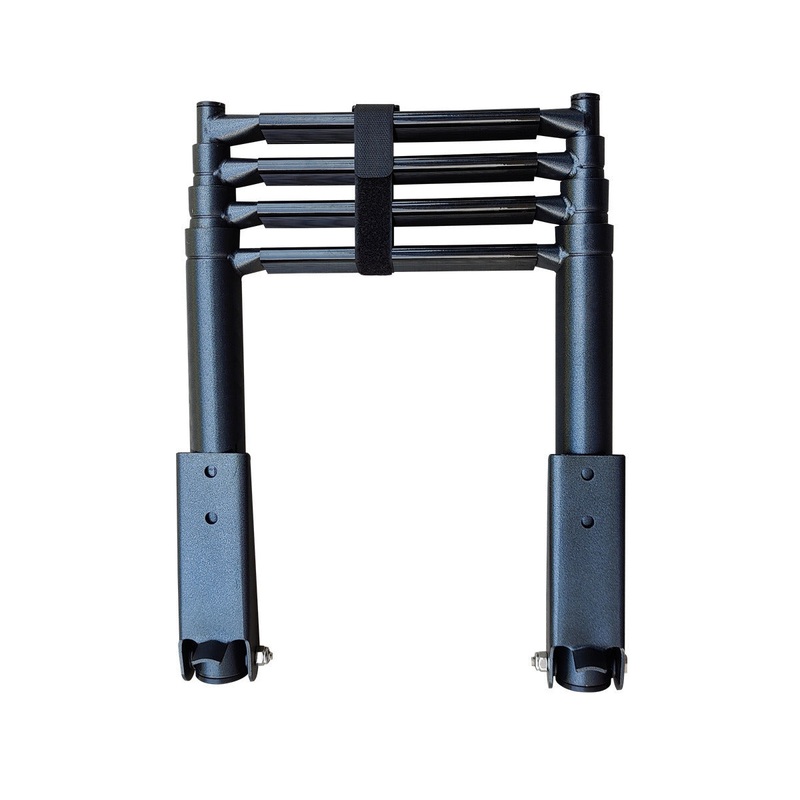 Ladder Teflon Over Platform 316SS 35 Inch – Black